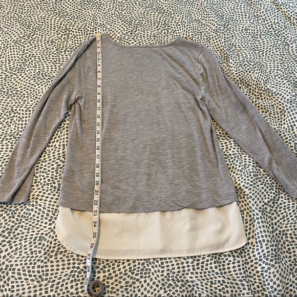 J. Crew Mercantile Long Sleeve Layered Top - Picture 5 of 7